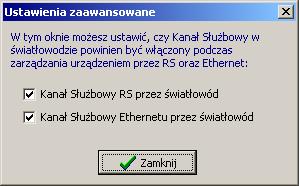 W celu zmiany hasła dostępu dla jednego lub obu użytkowników należy zaznaczyć pole Zmiana hasła i podać stare hasło (jeśli jest wymagane), oraz nowe hasło powtórzone w dwóch polach.