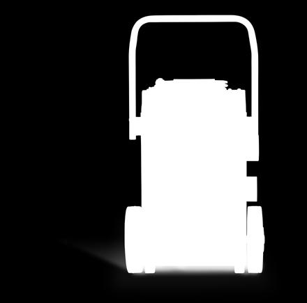 Maszyna jest wytrzymała chociaż niewielkich rozmiarów, a jej ergonomiczny kształt umożliwia między innymi sztaplowanie, co ułatwia jej transport pomiędzy zleceniodawcami.