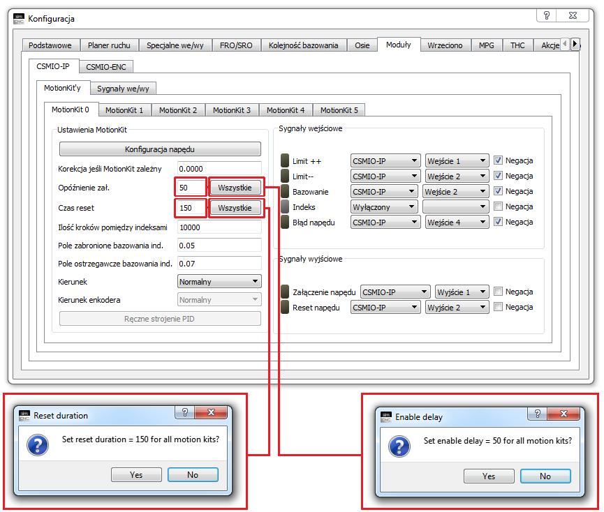 Strona 12 Proces uruchomienia napędu, rozpoczyna się od aktywacji sygnału Reset napędu.