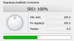 STER. PRĘDKOŚCI jest to sygnał wyjściowy (analogowy 0-10V), który informuje falownik, jaką prędkość obrotową ma uzyskać wrzeciono. Prędkość obrotową wrzeciona można zadawać poprzez komendę S (np.