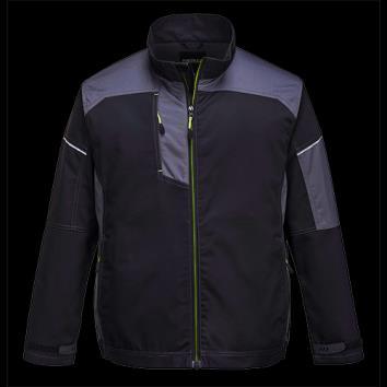 2 bluza robocza z taśmami odblaskowymi przeznaczona do prania przemysłowego Ubranie robocze typu Urban PORTWEST lub równoważne Materiał: Poliester/Bawełna(65% /35%
