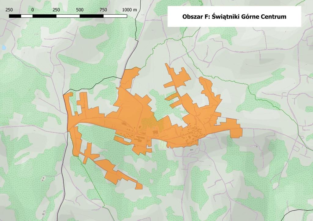 Obszar F. Świątniki Centrum Obszar Świątniki Centrum to obszar obejmujący centralną oraz zachodnią część miasta Świątniki Górne.