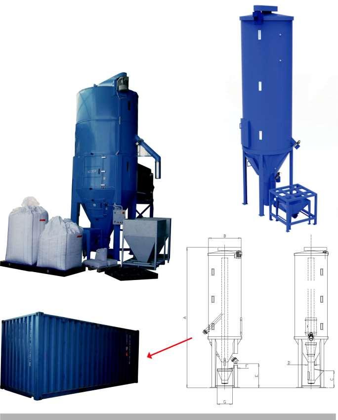 MIXERS MTS MIESZALNIKI MTS Easy transport in container ŁATWY TRANSPORT W KONTENERZE TYPE LITR KG A B C D E F G MTS8 8000 4800 5320 1900 750 320 800 200 1000 MTS10 10000 6000 5490 2000 750 320 800 200