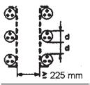 Korytka kablowe nieperforowane Korytka kablowe perforowane Półki kablowe Układ montażu Liczba korytek lub półek Liczba