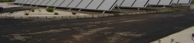 of solar reactor for the treatment of