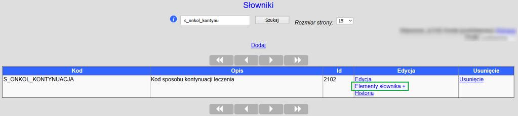 Rys. 5 Ekran dodawania wizyty Na wyświetlonej formatce znajduje się pole: 'Kontynuacja leczenia'.