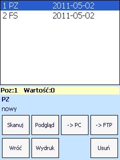 2.3.2 Utworzenie nowego dokumentu Okno tworzenia nowego dokumentu umożliwia utworzenie nowego, pustego dokumentu.