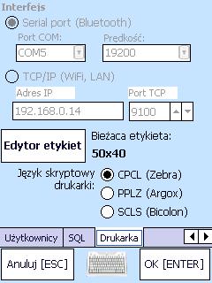 2.6.12 SQL Novimag2 może pobierać dane o towarach bezpośrednio z bazy SQL. W tej zakładce ustawić parametry dostępu do bazy SQL, tj. adres IP serwera, numer portu TCP, login i hasło oraz nazwę bazy.