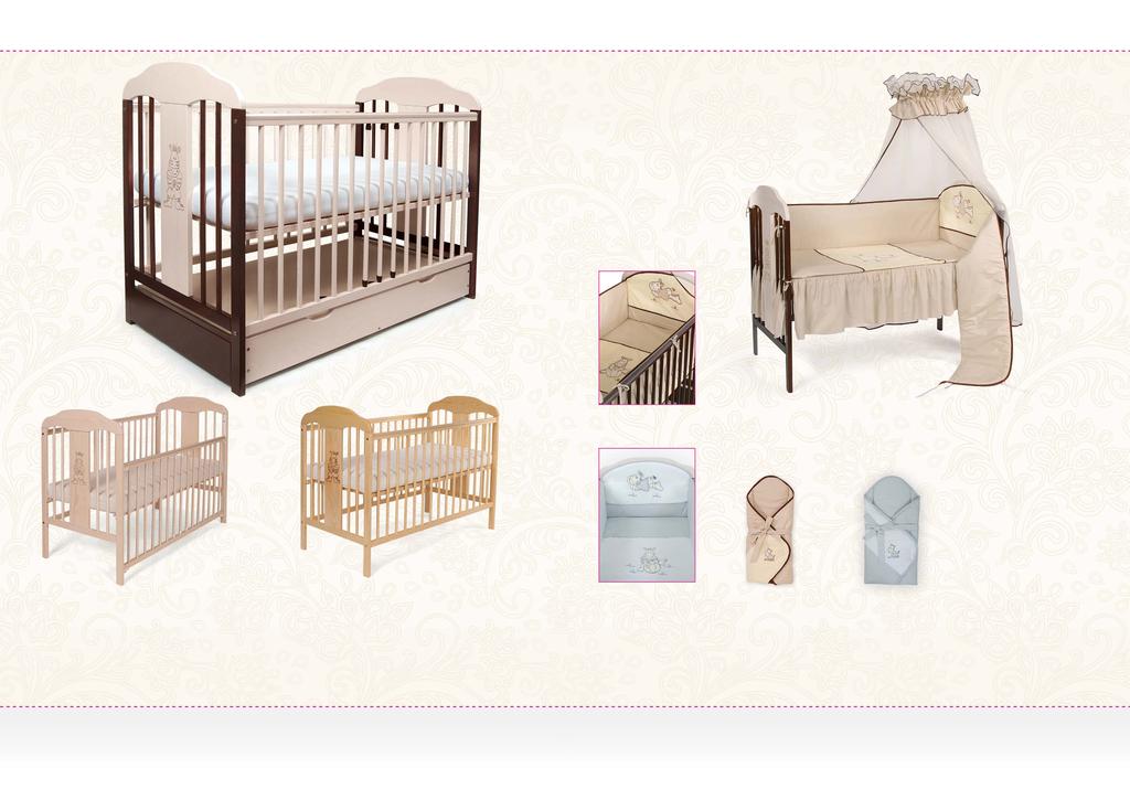 Łóżeczko dziecięce/ Children s bed TOMI XVI ZEBRA KOLEKCJA ZEBRA Kolekcja pościeli/ Bedding