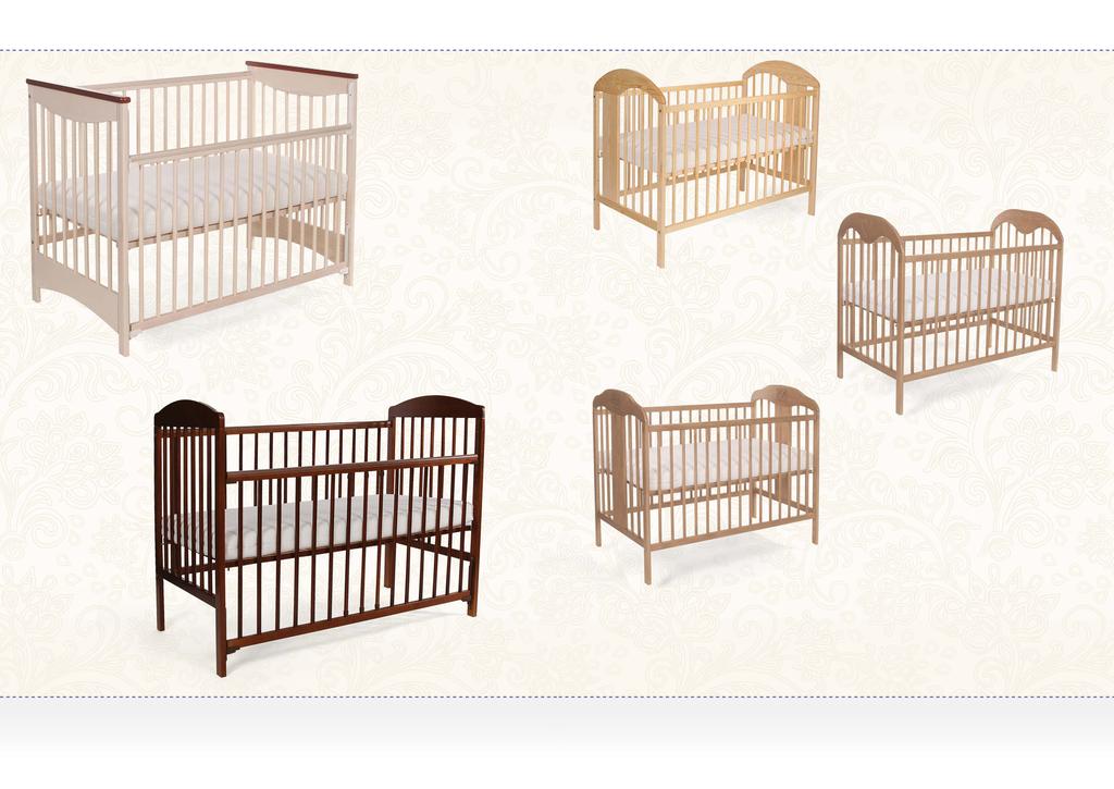 Łóżeczko dziecięce/ Children s bed Łóżeczko dziecięce/ Children s bed TOMI XI w standardzie opuszczany bok i osłonki na długich bokach TOMI XIII w opcji: szuflada lub