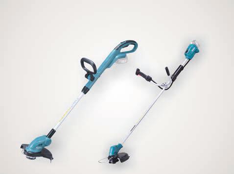 ę Dostarczane bez akumulatora i ładowarki Długość cięcia Częstotliwość skoków * z ostrzem tnącym i ramą podstawy 48 cm 1350 /min 3,1 kg* AKUM.