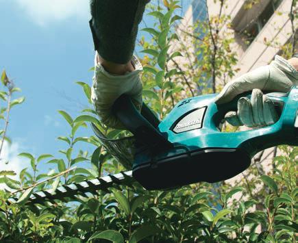 z 2 akumulatorami BL1840 (18 V / 4,0 Ah) i ładowarką Prędkość łańcucha Długość prowadnicy Podziałka łańcucha Zbiornik oleju do łańcucha 5,0 m/s 11,5 cm 1/4 0,08 l 2,6 kg 1.5 2.0 3.0 4.0 5.0 1.5 2.0 3.0 4.0 5.0 AKUM.