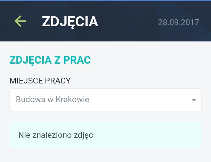 ZDJĘCIA Zdjęcia to moduł dzięki któremu możesz zrobić nowe zdjęcie, lub wybrać z gotowych zdjęć w twoim telefonie i wysłać je bezpośrednio do pracodawcy.