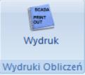 1.4 Wydruki Obliczeń Wydruk w oknie dialogowym Wydruk