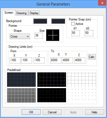 Po kliknięciu polecenie Calc w Zakresie rysunku, program dostosuje zakres rysunku do