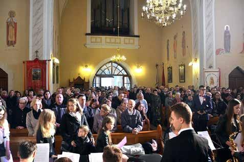 11 listopada 2018 r., Kościół Parafialny p.w. Św. Anny w Wadowicach Górnych. Godz.