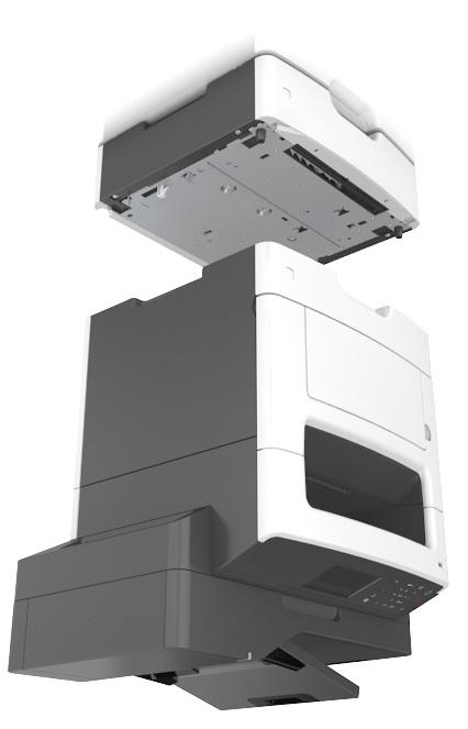 Dodatkowa konfiguracja drukarki 44 8 Podłącz przewód zasilający z jednej strony do