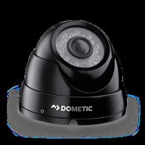 KAMERY DO MONITOROWANIA WNĘTRZA DOMETIC PERFECTVIEW CAM 11 Miniaturowa kamera kopułkowa Kolorowa kamera CCD (PAL) Funkcja standardowego obrazu i lustrzanego odbicia Bardzo wysoka rozdzielczość i
