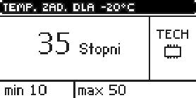 Po zainstalowaniu i podłączeniu czujnika należy załączyć funkcję Pogodówka w menu sterownika.