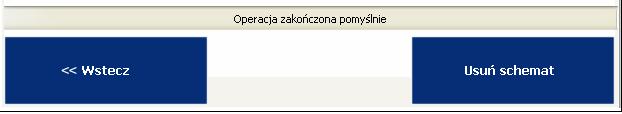 Po zakończeniu operacji, na dolnym pasku wyświetli się komunikat: Operacja zakończona pomyślnie