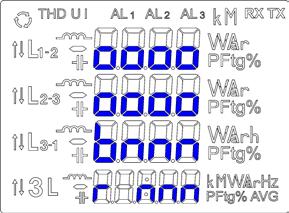 en 4.2 Messages after Switching the Supply on After switching the supply on, the meter performs the display test and displays the ND20CT meter name, version, serial number and the current program