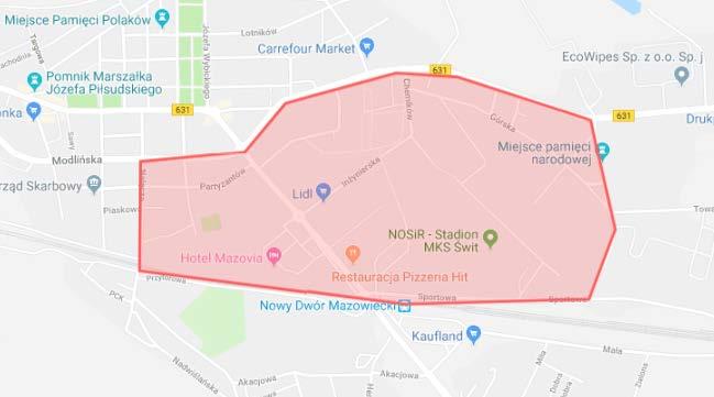 W terenie zamkniętym zabrania się: przebywania z mapą do Orientacji Sportowej, biegania, biegania na orientację, testowania wariantów chodząc lub biegając, organizacji zawodów w Orientacji Sportowej.