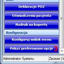 Wystawianie recept W module Gabinet podczas wystawiania nowej recepty dodano przycisk Drukuj z zaleceniami dla
