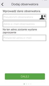 Należy upewnić się, że Obserwator może uzyskać dostęp do tego konta e-mail ze swojego urządzenia