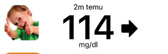 5.4 Zmiana powiadomień o poziomie glukozy Obserwator może wybrać, kiedy wysyłane są powiadomienia o niskim i wysokim poziomie glukozy oraz pilne powiadomienia o niskim poziomie glukozy.