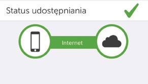 Wskazówka dotycząca rozwiązywania problemów Urządzenie inteligentne Obserwatora musi być połączone z Internetem przez Wi-Fi, 3G, 4G lub LTE.
