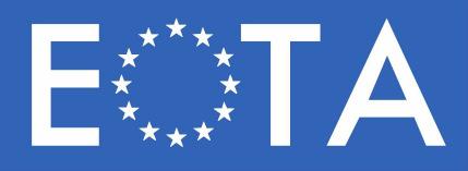 at Członek EOTA Europejska Aprobata Techniczna Oznaczenie handlowe: Trade name Właściciel aprobaty: Holder of approval Przedmiot aprobaty i cel zastosowania [Tłumaczenie na język polski wykonane