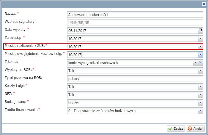 okres absencji. 1. Przejdź do widoku Listy wypłat/ Przygotowywane: Wypłaty z umów o pracę. 2.