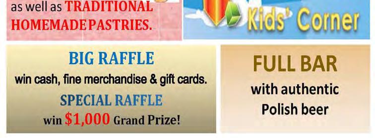 Next meeting August 18th after 10:00 AM Mass in the Assembly Room. We are in need of cash and merchandise donations for our Big Raffle.