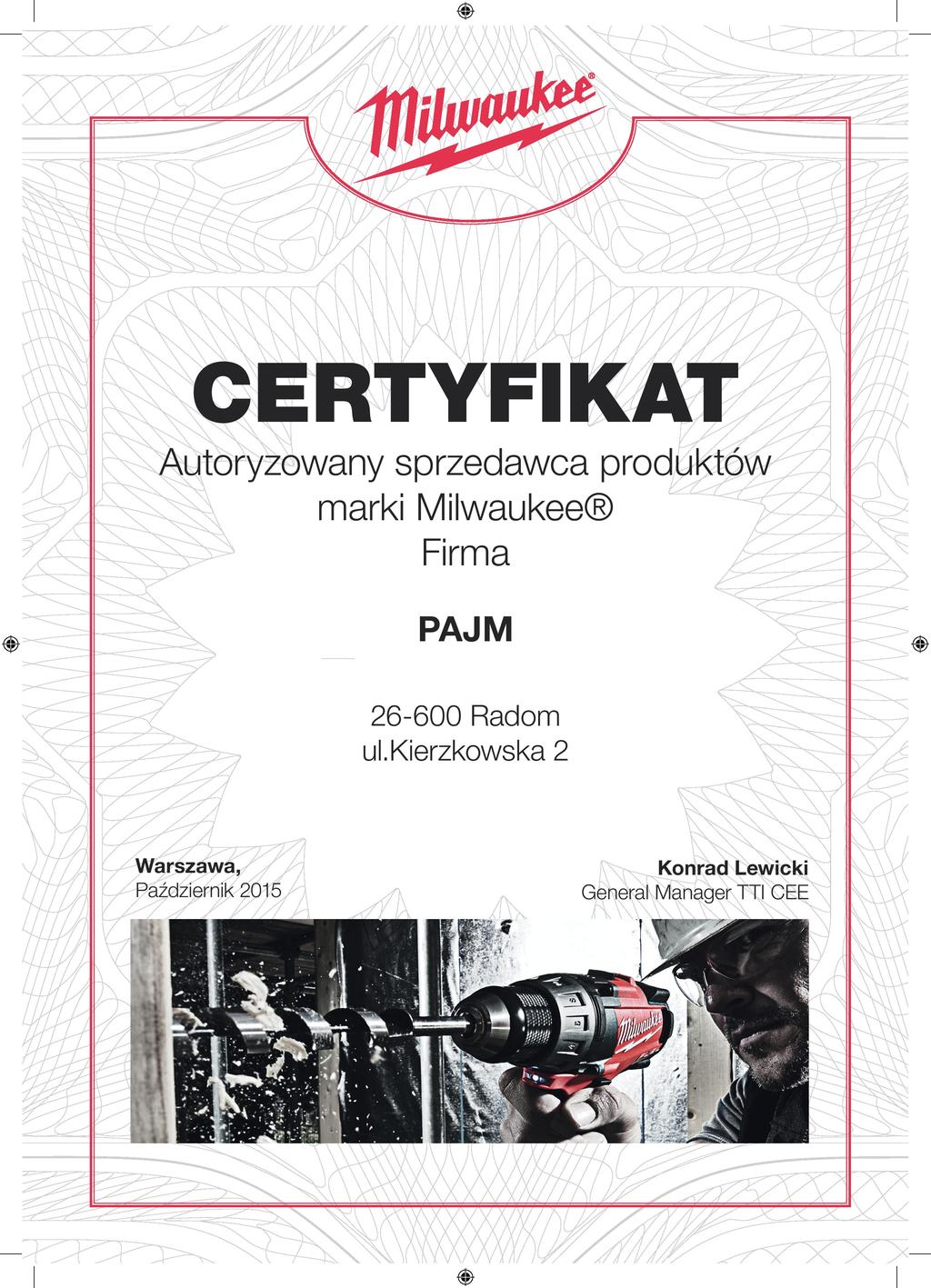 PAJM Radom / Wierzbica Elektronarzędzia, Maszyny budowlane, Maszyny do Lasu i Ogrodu Sprzedaż - Serwis - Wypożyczalnia Tabela rozmiarów Katalogi, cenniki, ulotki Umożliwiamy pobranie katalogów,