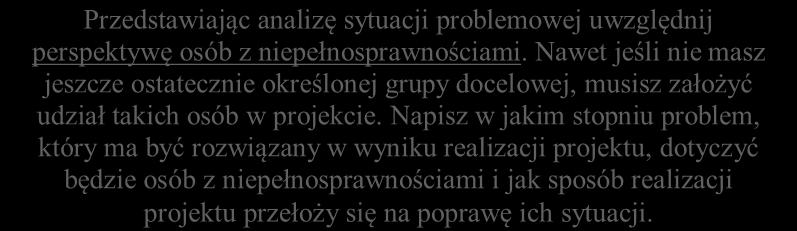 zostaną objęci wsparciem Potrzebujemy kilku danych statystycznych potwierdzających trudną sytuację osób, do których chcesz skierować projekt.
