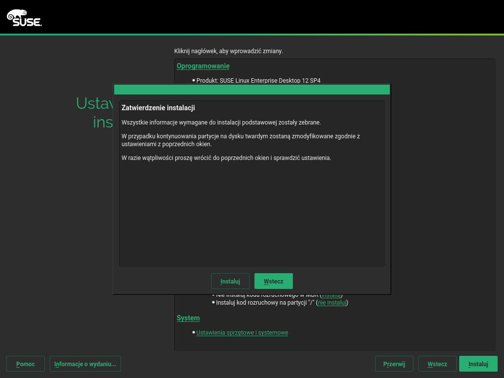 13. Podczas instalacji jej postęp jest pokazywany na ekranie Details (Szczegóły). 14. Po zakończeniu procedury instalacji komputer uruchamia się już w nowym, zainstalowanym systemie.