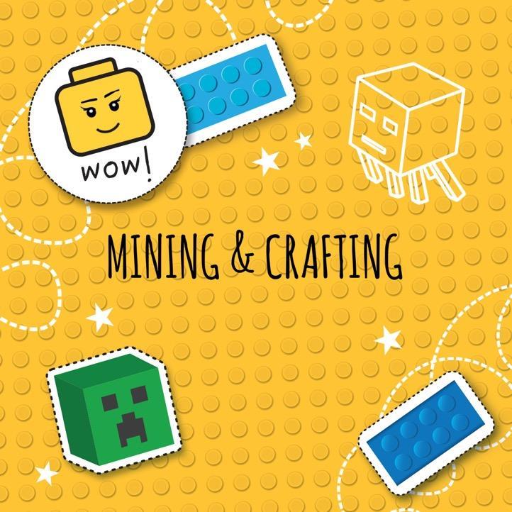 MINING & CRAFTING [1-5.07 / 22-26.07 / 5-9.08 / 19-23.08] 5-8 lat Minecraft to kultowa gra polegająca na budowaniu świata za pomocą szcześcianów. Dzieci wcielą się w rolę architektów świata 3D.