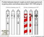 Linia graniczna przebiegająca przez teren zalesiony lub zarośla wymagała pasa ziemi oczyszczonego z drzew i krzaków szerokości 1 m po obu stronach granicy.