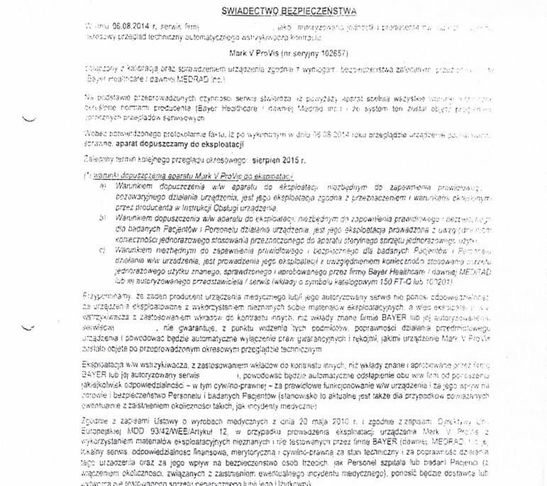 II. Zwracamy się z prośbą o podzielenie pakietu nr 1 na dwa, gdzie w drugim pakiecie znajdowałyby się elektrody do EKG (podpunkt 4).