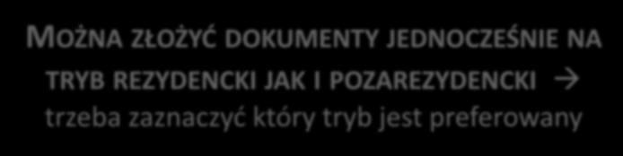 kwalifikacyjne przeprowadzane od 1 do 31 marca, od 1 do 30 września na postępowanie