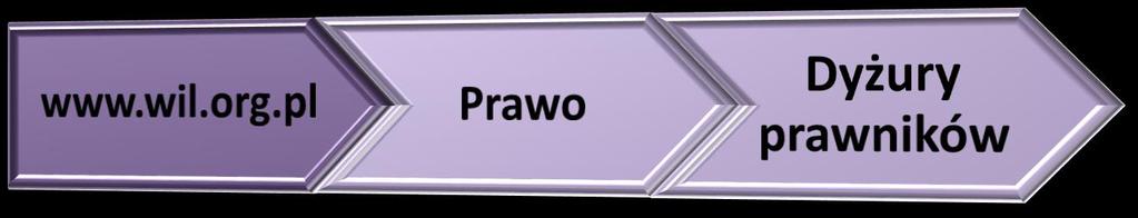 PORADY PRAWNE W siedzibie WIL istnieje możliwość uzyskania porad