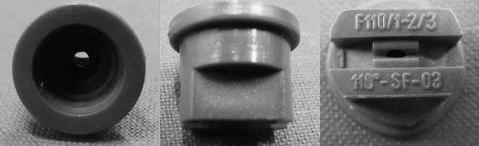 rozpylaczy wachlarzowych oraz 10 mm dla rozpylacza wirowego.