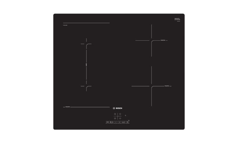 Model HII64201FHT PUE631BB2E PVS611BB5E Cena (zł) 1449 1199 1599 Wymiary (WxSxG) 5,5x58,2x51,2 cm 5,1x59,2x52,2 cm 5,1x59,2x52,2 cm Kolor płyty grzewczej czarny czarny czarny Moc przyłączeniowa 7,2