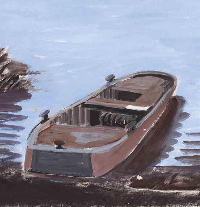 Jarosław Modzelewski, Stara barka, 2006 r. SZTUKA WSPÓŁCZESNA PRACE NA PAPIERZE Aukcja 12 września, godz.