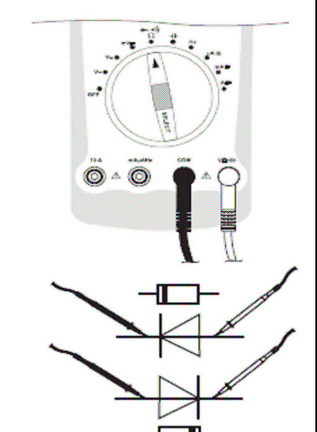 Ponowne naciśnięcie spowoduje przełączenie do kolejnej funkcji pomiarowej (test ciągłości elektrycznej), itd. - Na wyświetlaczu pojawi się symbol.