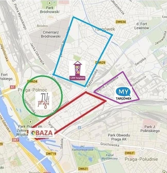 MY TARGÓWEK Fabryka nowych możliwości Realizują: 1. Stowarzyszenie Mierz Wysoko 2.
