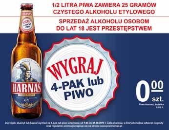 10 Piwo Harnaś 0,5l but.