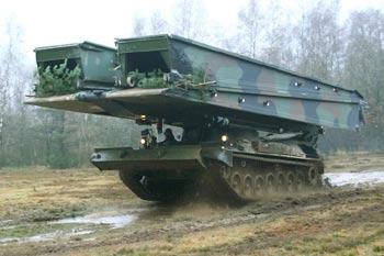 PMC - LEGUAN assault bridge 215 Table 1. Specifications of the LEGUAN bridge Parameter Value Construction material Aluminium alloy Bridge length 26 m Bridge weight 10.