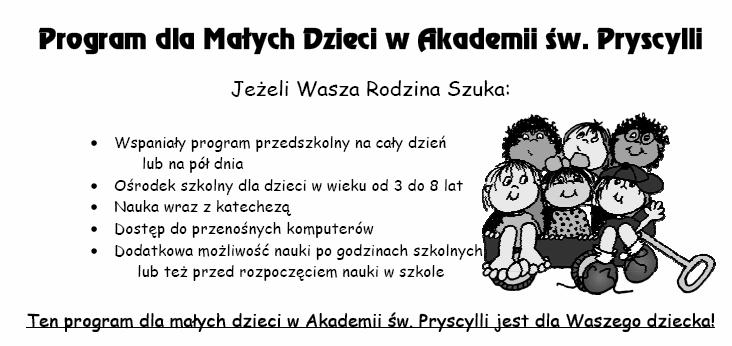 Page Four June 7, 2009 Rejestracja na ten program odbędzie się w sobotę, 13-go czerwca, od godz. 9-tej rano do 1-szej po południu w sali gimnastycznej.