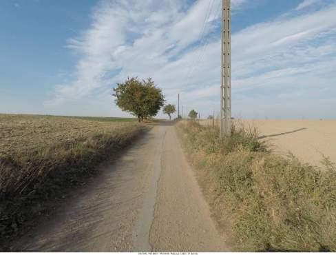 DP 3519S Czerwięcice odcinek śródpolny, od końca nawierzchni asfaltowej do drogi gminnej prowadzącej